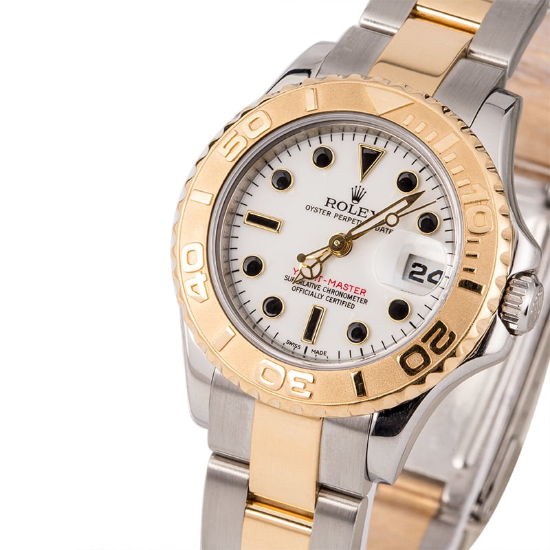Rolex Yacht-Master 169623 White Dial Black Markers