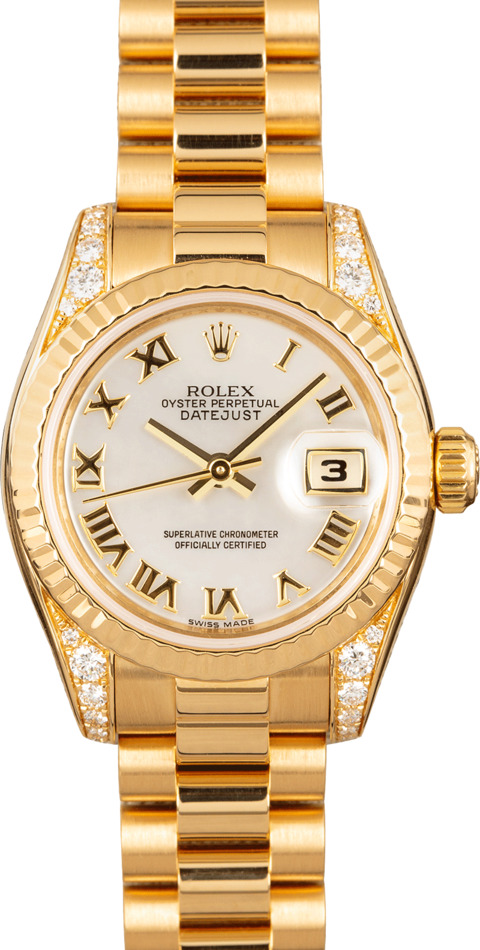 Rolex Lady President 179238 Diamond Mother of Pearl