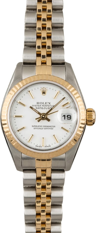 Used Rolex Datejust 79173 White Index Dial