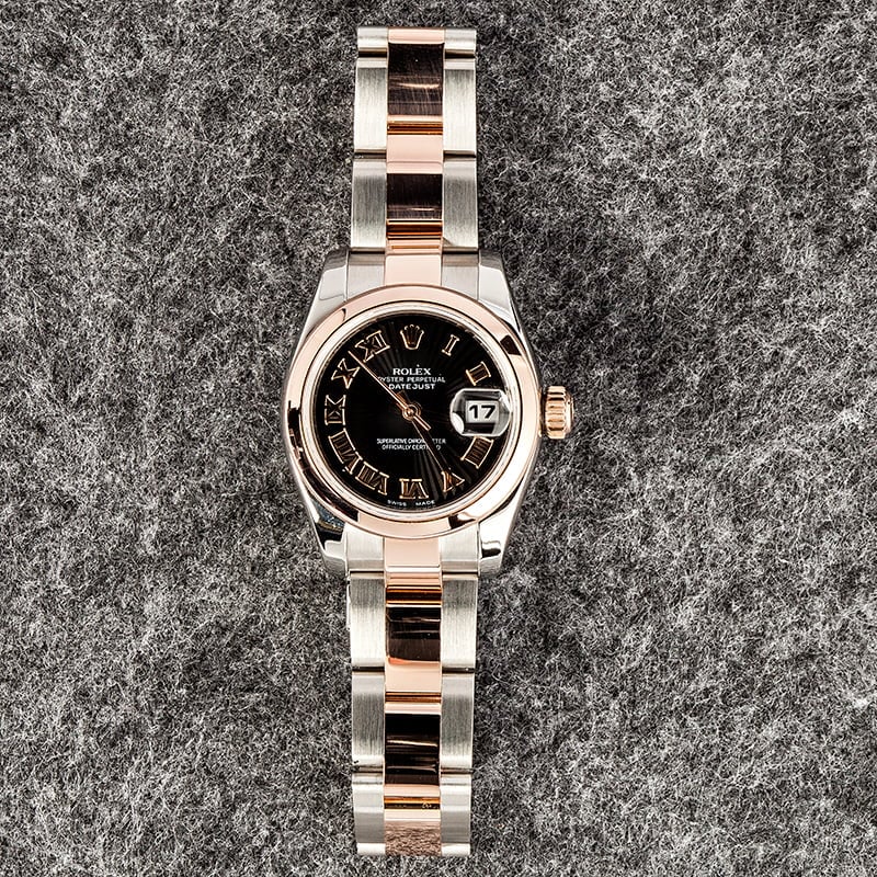 Rolex Lady Datejust 179161 Two Tone Everose Gold