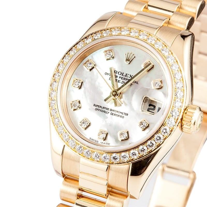 Pre Owned Rolex Ladies President Watch