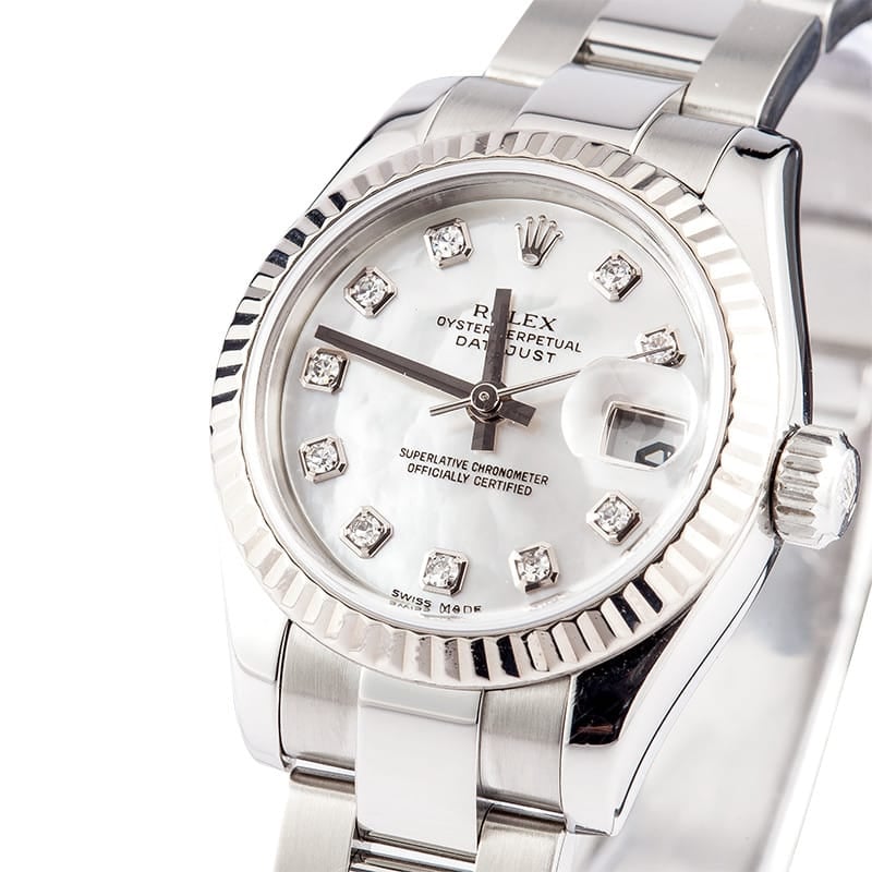 Ladies Rolex Oyster Perpetual Diamond Dial