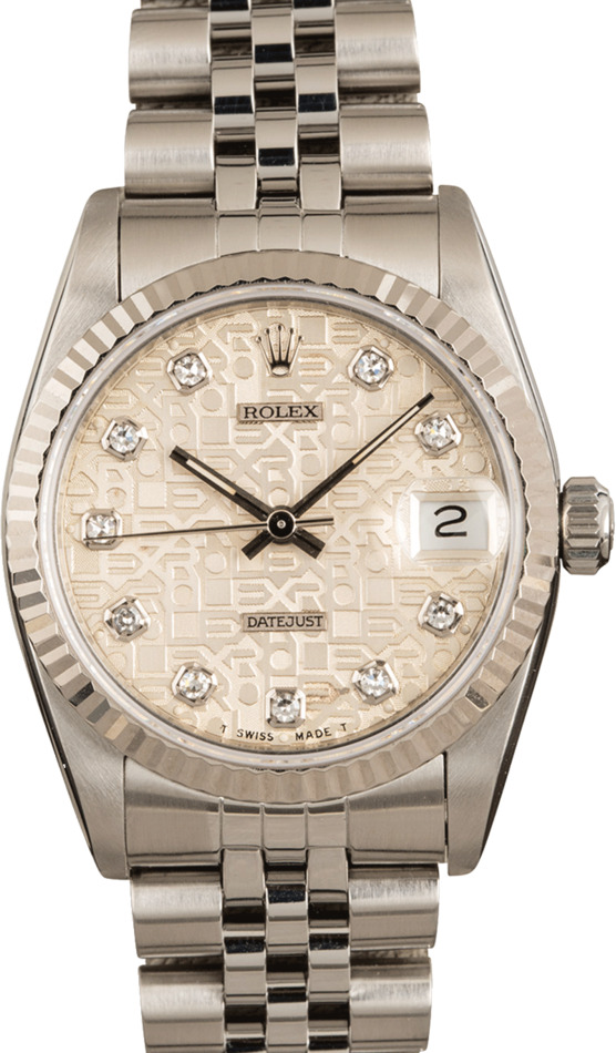 Pre Owned Rolex Steel Datejust Midsize 68274