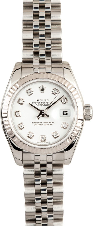Ladies Rolex Datejust New Model Diamond 179174