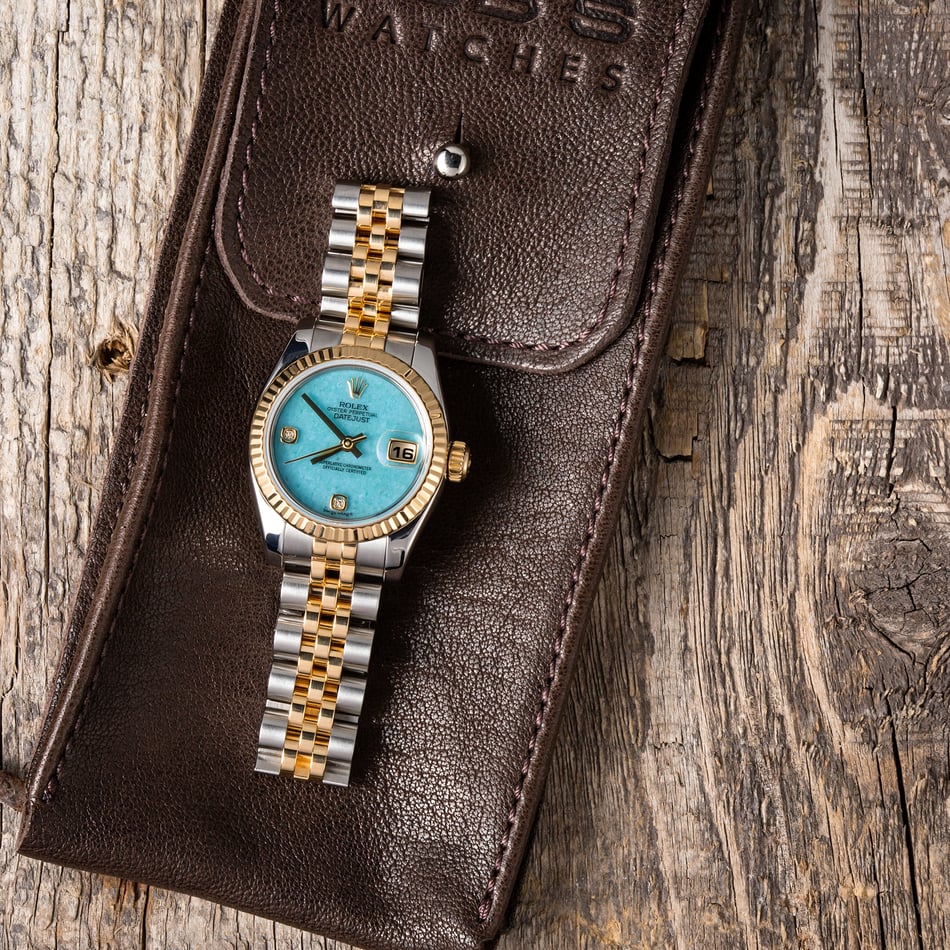 Rolex Lady-Datejust 179173 Turquoise Diamond