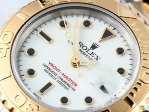 106996 Pre-owned Rolex Yachtmaster Ladies 18k Gold & Steel