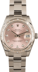 Used Rolex 178344 Datejust 31MM Diamond Dial and Bezel