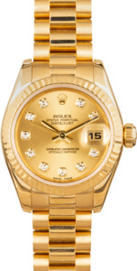 Rolex Ladies President 179178 Yellow Gold