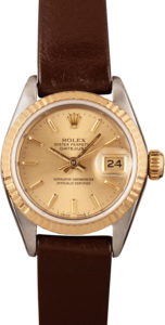 Datejust Lady Rolex 69173 Champagne Dial