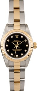 Lady Rolex Oyster Perpetual 76193 Diamond Dial