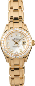 Ladies Rolex Pearlmaster 69298