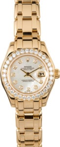 Ladies Rolex Pearlmaster 69298 Diamond