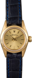 Ladies Rolex Oyster Perpetual 67198 Champagne
