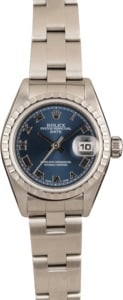 Pre Owned Rolex Date 79240 Blue Dial