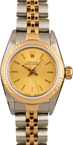 Rolex Ladies Oyster Perpetual 67193 Champagne