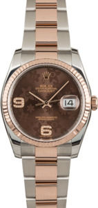 Rolex Datejust 116231 Bronze Floral Dial