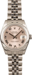 Pre-Owned Rolex Datejust 178240 Pink Roman Dial