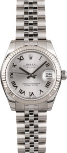 Pre Owned Rolex Datejust 178274 Silver Roman Dial
