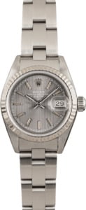 Pre Owned Lady Rolex Datejust 69174 Slate Tapestry