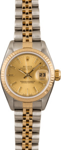 Pre-Owned Rolex Datejust 79173 Ladies Champagne Dial T