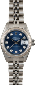 Rolex Datejust 79174 Blue Diamond Dial