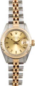 Rolex Ladies Date 6917 Champagne Dial