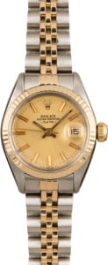 Pre-Owned Rolex Ladies Date 6917 Champagne Dial T