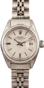 Pre-Owned Rolex Ladies Date 6919 Silver Index Dial