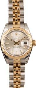 Used Rolex Lady Datejust 179173 White Dial