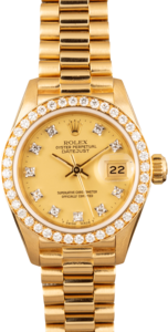 Rolex Ladies President 69138 Diamond Dial