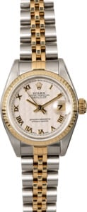 Rolex Lady Datejust 69173 Ivory Pyramid Dial