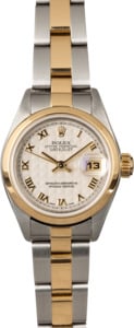 Rolex Lady Datejust 79163 Ivory Pyramid Dial