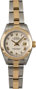 Pre Owned Rolex Lady-Datejust 79163 Ivory Pyramid