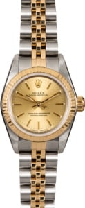 Rolex Ladies Oyster Perpetual 67193 Champagne Dial