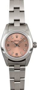 Rolex Lady Oyster Perpetual 76080 Salmon Dial