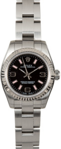 Ladies Rolex Oyster Perpetual 176234 Black and Pink