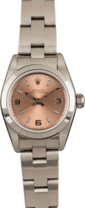 Used Rolex Oyster Perpetual Ladies 76080 Pink Dial