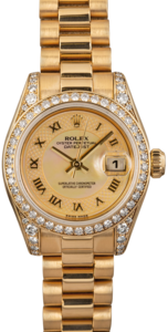 Lady Rolex President 179158 Yellow gold