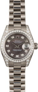 Rolex Lady President 179159 White Gold with Diamonds