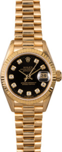 Rolex President 69178 Diamond Ladies Watch