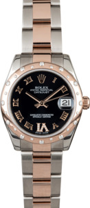 Rolex Datejust 178341 Two Tone Rose Gold Oyster