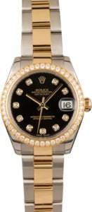 Rolex Mid-Size Datejust 178383 Black Diamond Dial
