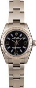 Pre-Owned Rolex Ladies Oyster Perpetual 176234 Black Dial