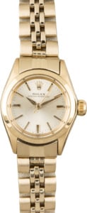 Used Rolex Oyster Perpetual 6618 Yellow Gold Honeycomb Band