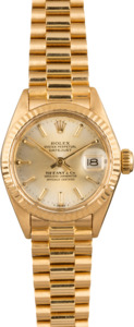 Pre Owned Rolex President 6917 Champagne Tiffany & Co. Dial