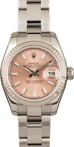 Rolex Datejust 179174 Pink Luminous Index Dial