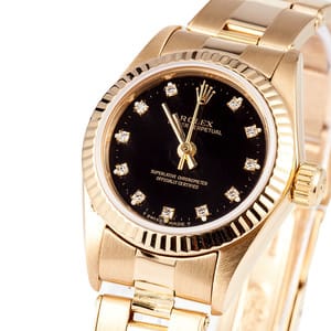 Ladies Gold Oyster Perpetual 67198