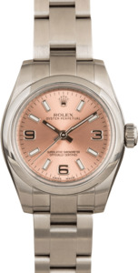 Ladies Rolex Oyster Perpetual 176200 Pink Dial