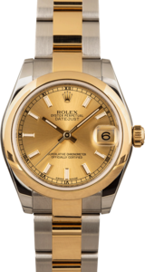 Pre-Owned Rolex Datejust 178243 Stainless Steel & Yellow Gold