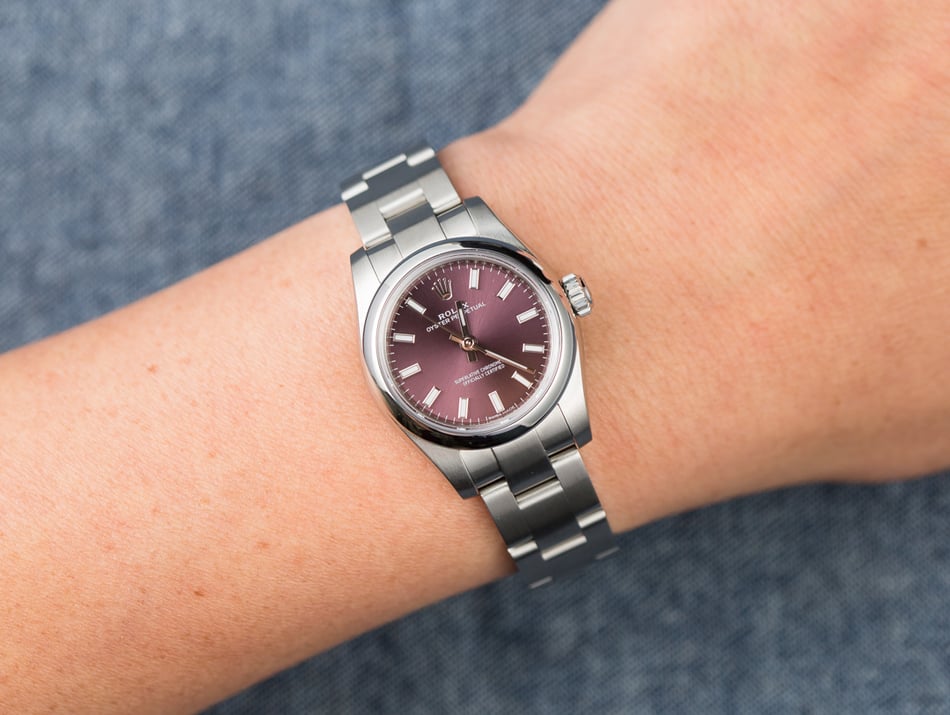 Rolex Lady Oyster Perpetual 176200 Grape Dial